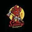 Saucy Firefighters logo