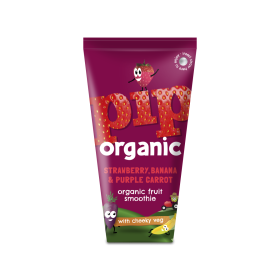 Strawberry, Banana & Purple Carrot Smoothie image