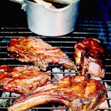 Sam & Shauna’s Must Be Love Mustard Pork Chops image