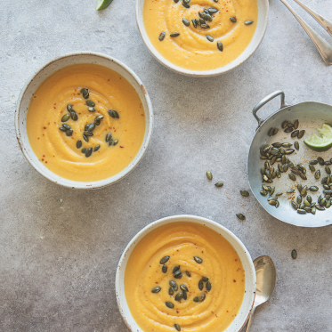 The Hairy Biker’s Squash, Lime and Chilli Soup (vegan) image