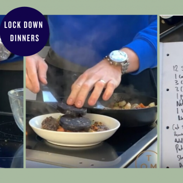 Tom Kerridge’s Lock Down Dinners: Lentils with Black Pudding image